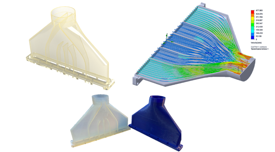 Laminar flow nozzle