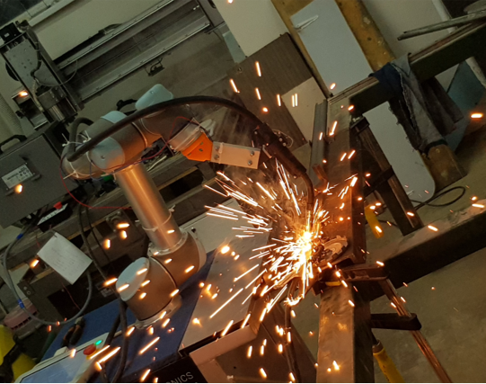 Robotic welding zone
